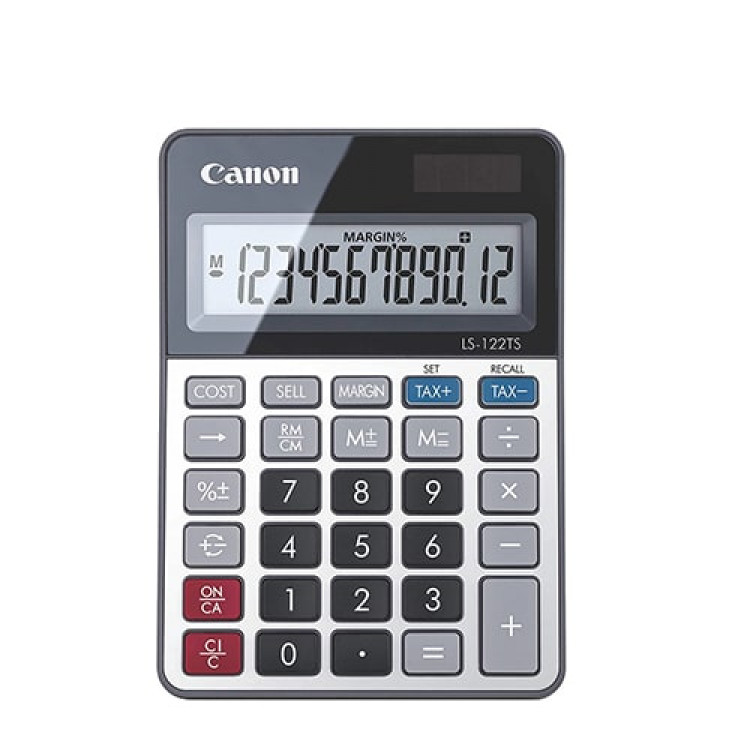Canon Desktop calculator LS-122TSDBL,  grey